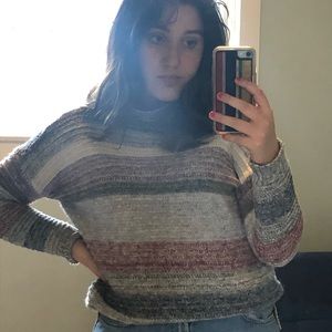 pastel american eagle knit sweater